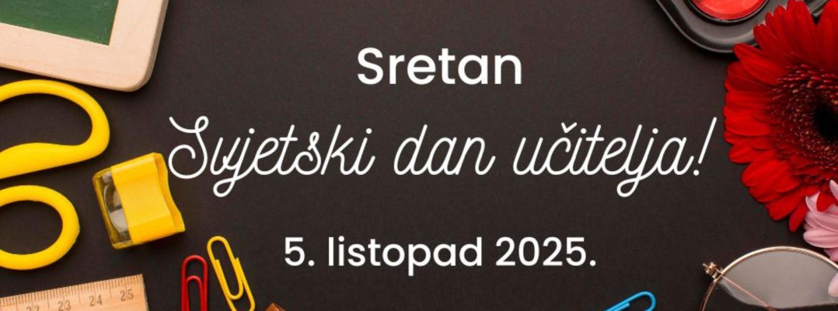 Čestitka gradonačelnika Zlatka Babića povodom Svjetskog dana učitelja 2025.