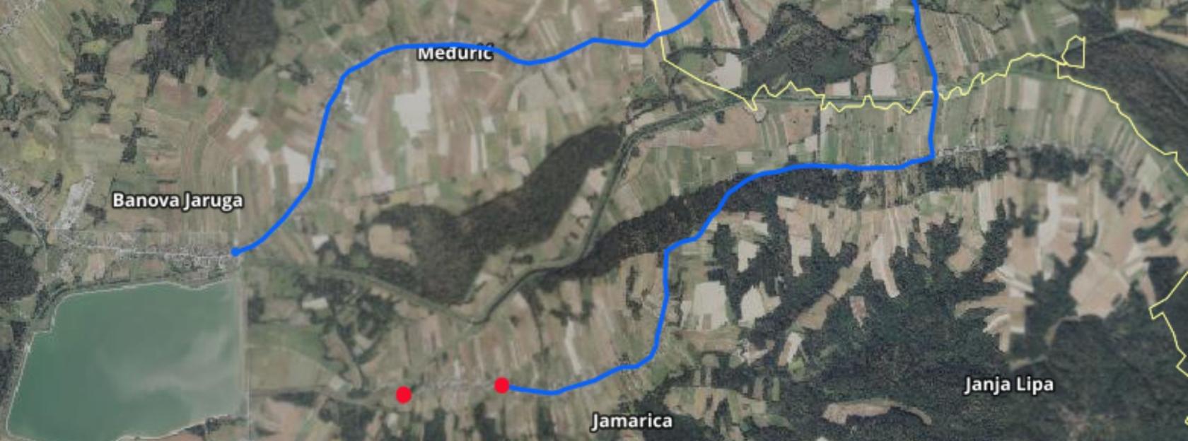 OBAVIJEST O PRIVREMENOM ZATVARANJU PROMETA – NA ŽUPANIJSKOJ CESTI 3216 U NASELJU JAMARICA