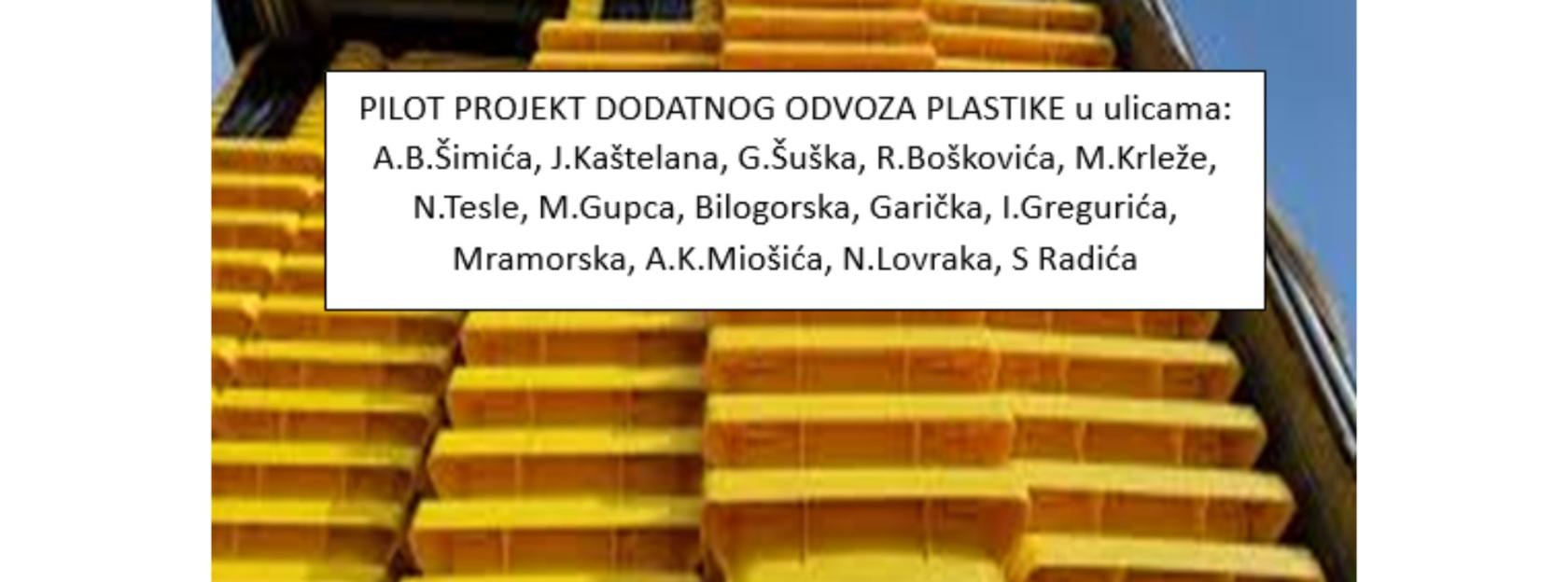OBAVIJEST GRAĐANIMA O DODATNOM ODVOZU PLASTIKE