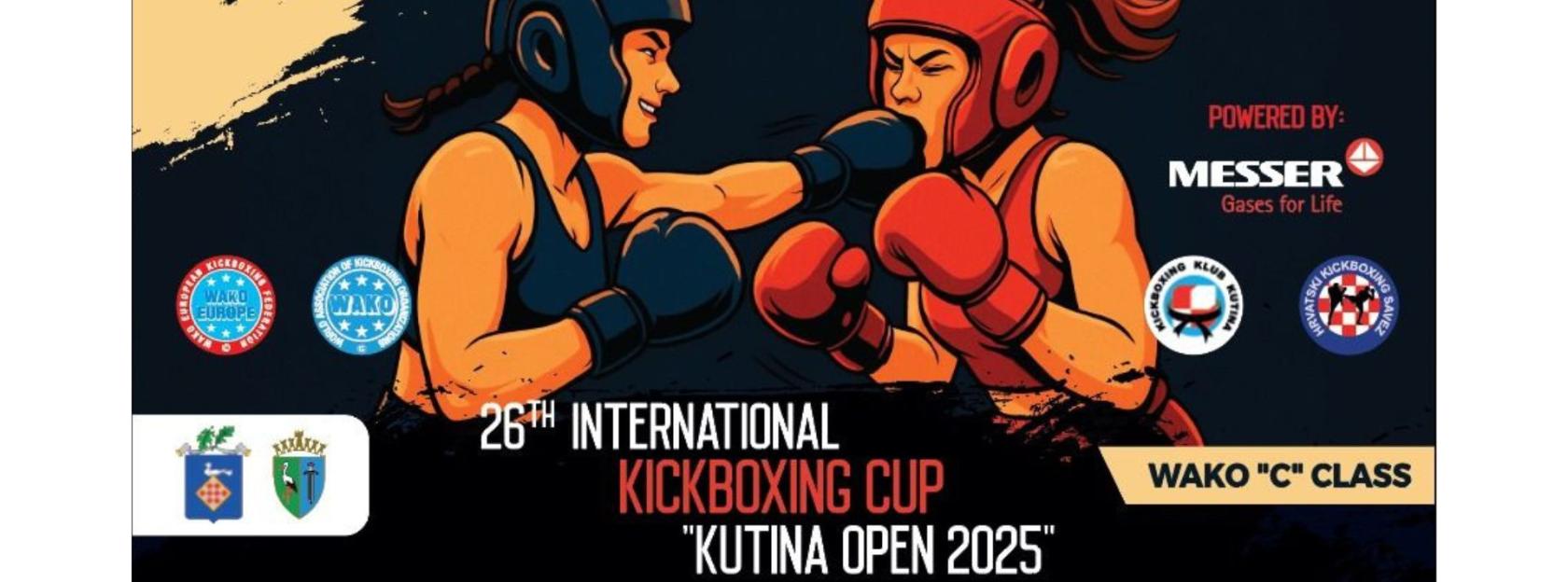 KUTINA OPEN 2025 – MEĐUNARODNI KICKBOXING SPEKTAKL KOJI JE ISPUNIO SPORTSKI CENTAR KUTINA