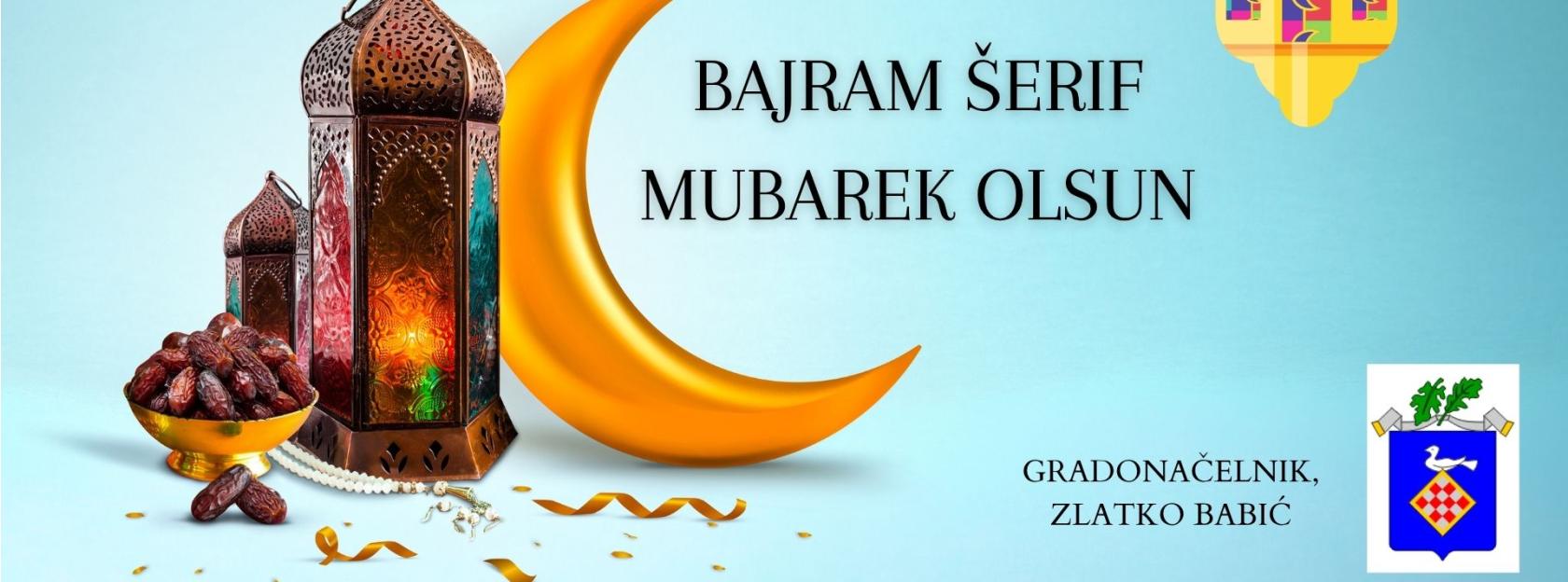 Čestitka gradonačelnika Zlatka Babića povodom Ramazanskog bajrama
