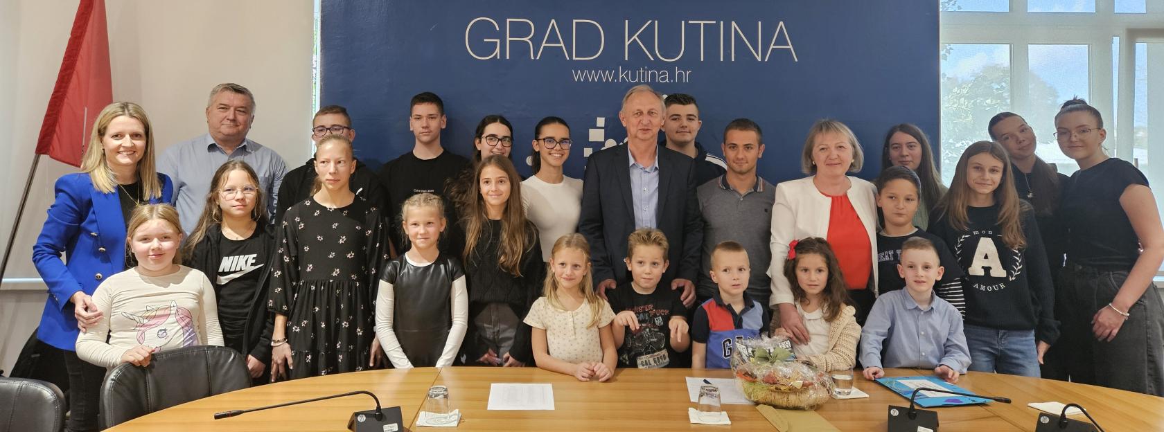 Obilježavanje Dječjeg tjedna u Kutini: Susret djece s gradonačelnikom