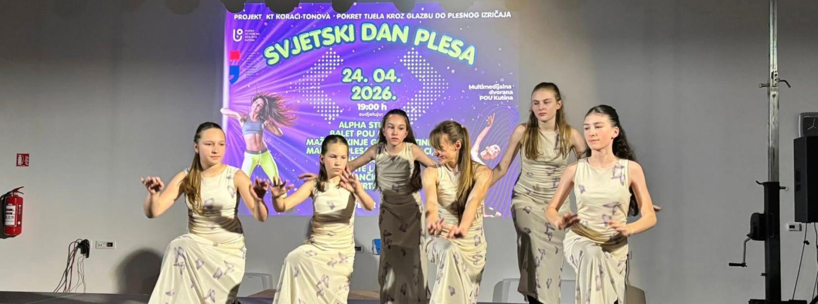 Svjetski dan plesa u Kutini okupio više od 130 izvođača i potvrdio kontinuitet ulaganja u kulturni razvoj