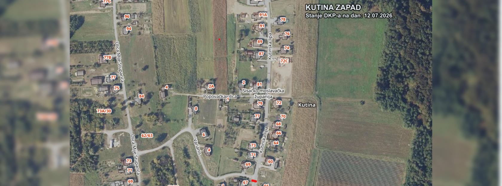 Obavijest o privremenom zatvaranju prometa - Dio ulice Kutinska Lipa
