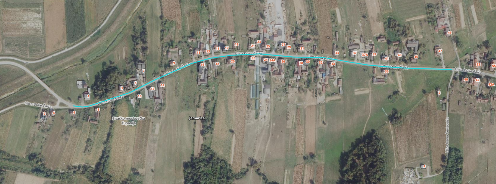 OBAVIJEST O PRIVREMENOJ REGULACIJI PROMETA – NA ŽUPANIJSKOJ CESTI 3216 U NASELJU JAMARICA