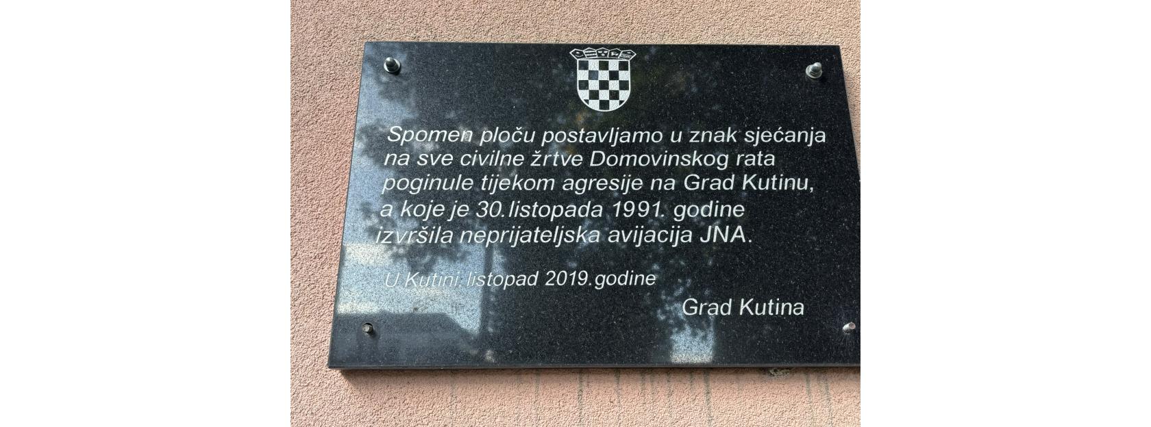 Kutina obilježila 35. obljetnicu stradanja Nikole Perića, prve civilne žrtve Domovinskog rata