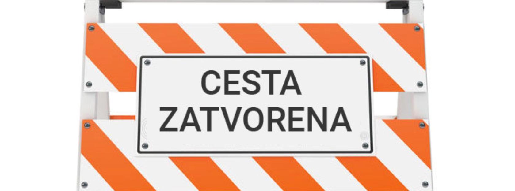 OBAVIJEST O PRIVREMENOM ZATVARANJU PROMETA – NA ŽUPANIJSKOJ CESTI 3168 U MJESTU MEĐURIĆ